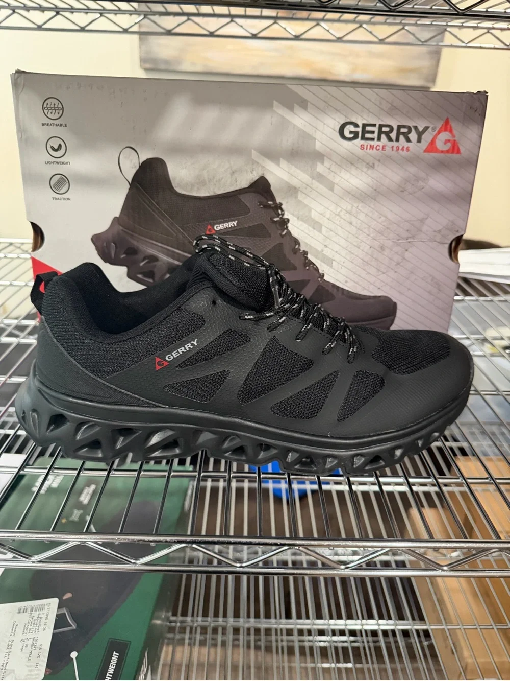 Gerry Men’s speed Trail Hiking Running Shoes Black Size 13 M US